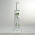 NEW DESIGN HIGH BOROSILICATE GLASS WATER PIPE WITH 2 ARM TREE PERC WIGWAG SMOKING WATER PIPE